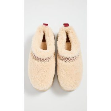 UGG Women's Tazz Ugg Braid Slipper, Natural, 9