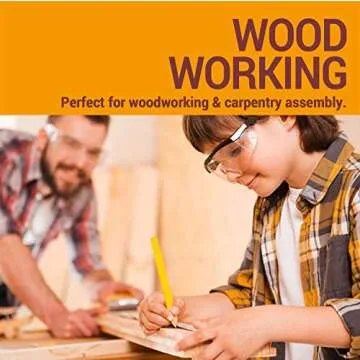 FIXSY Hot Glue Gun Sticks Woodworking, Multi Temp, Full Size 10" Long x .44" Diameter 7/16 11mm, 5LB Box Glue Stick, Approx. 90 Sticks- Compatible with Most Glue Guns