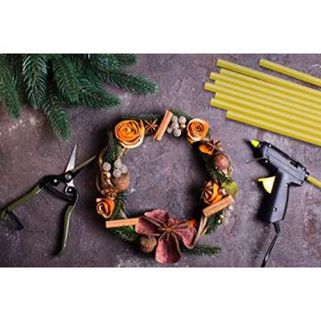 FIXSY Hot Glue Gun Sticks Woodworking, Multi Temp, Full Size 10" Long x .44" Diameter 7/16 11mm, 5LB Box Glue Stick, Approx. 90 Sticks- Compatible with Most Glue Guns