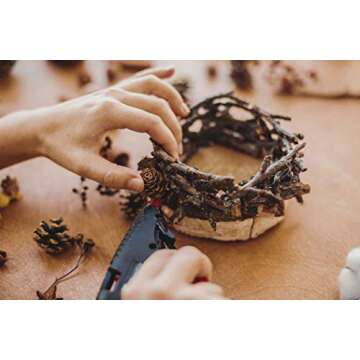 FIXSY Hot Glue Gun Sticks Woodworking, Multi Temp, Full Size 10" Long x .44" Diameter 7/16 11mm, 5LB Box Glue Stick, Approx. 90 Sticks- Compatible with Most Glue Guns