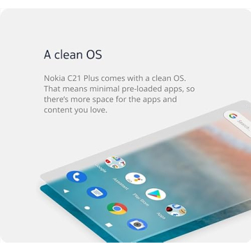 Nokia C21 Plus Unlocked GSM Smartphone with Dual SIM