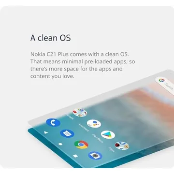 Nokia C21 Plus Unlocked GSM Smartphone with Dual SIM