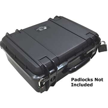 Case Club Gaming Station to fit Playstation 4. Portable Gaming Station with Built-in Monitor & Storage for PS4 Controllers & Games