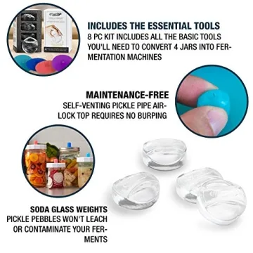 Masontops Fermentation Accessory Set for Easy Pickling