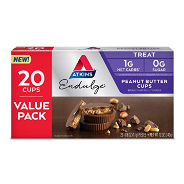 Atkins Endulge Peanut Butter Cups, Low Carb, 0g Sugar, 20 Count