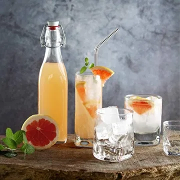 Yihong Reusable Metal Straws, Set of 8