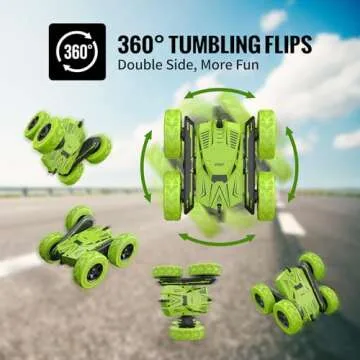 SGILE RC Stunt Car Toy for Kids - 360 Rotation Remote Control Car