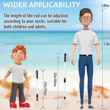 Roshtia 28in Beach Sand Sifter - Adjustable & Durable