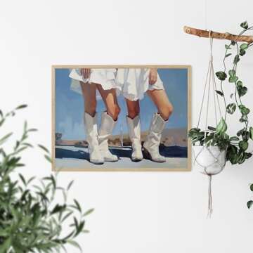 TwoDays Coastal Cowgirl Room Decor for Teen Girls' Spaces