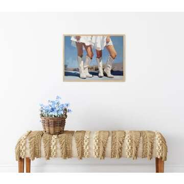 TwoDays Coastal Cowgirl Room Decor for Teen Girls' Spaces