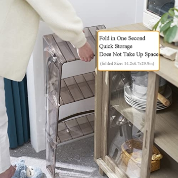 Stylish 3 Step Ladder with Anti-Slip Design and Portability