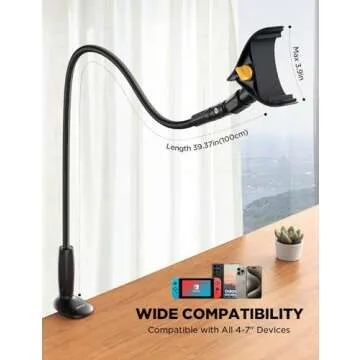 BUY JOYROOM Gooseneck Phone Holder - Ultimate Flexibility & Comfort