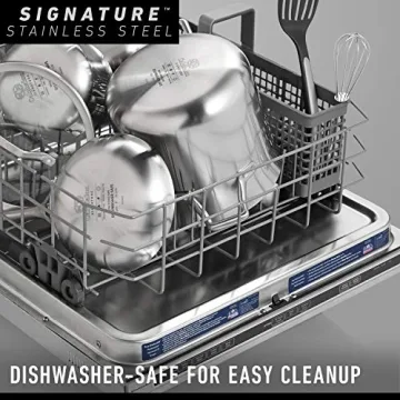 Calphalon 10-Piece Stainless Steel Cookware Set with Stay-Cool Handles