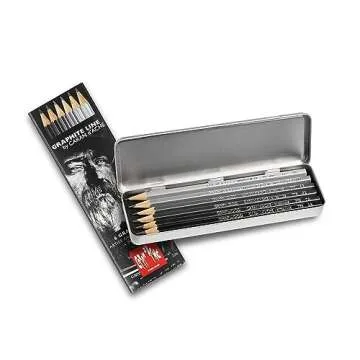 CREATIVE ART MATERIALS Grafwood Metal Box Set for Artists