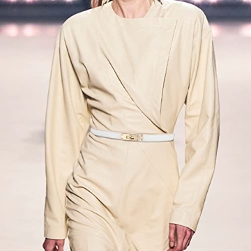 Chic Adjustable LumiSyne Women Skinny Leather Belt