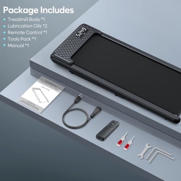 WELLFIT Walking Pad Treadmill with 10% Incline for Home