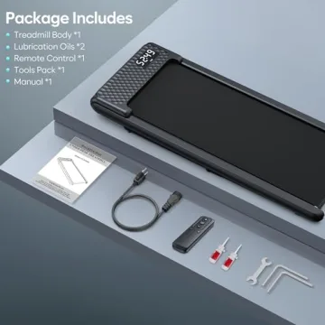 WELLFIT Walking Pad Treadmill with 10% Incline for Home