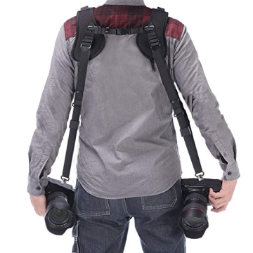 ztowoto Double Camera Strap for SLR - Comfortable & Adjustable