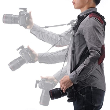 ztowoto Double Camera Strap for SLR - Comfortable & Adjustable