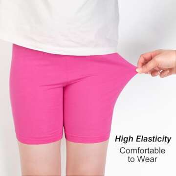 HOLLHOFF 12 Pack Girls Dance Shorts 2-3T, 12 Color Toddler Shorts for Girls Bike Short Cartwheel Sho...