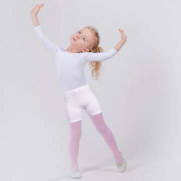 HOLLHOFF 12 Pack Girls Dance Shorts 2-3T, 12 Color Toddler Shorts for Girls Bike Short Cartwheel Short Breathable and Safety for Playgrounds and Gymnastics Multi