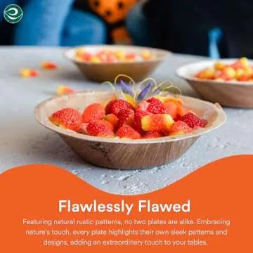 ECO SOUL Compostable Palm Leaf Bowls - Eco-Friendly and Sturdy Delights