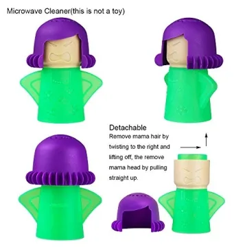 Angry Mama Steam Microwave Cleaner for Effortless Cleaning