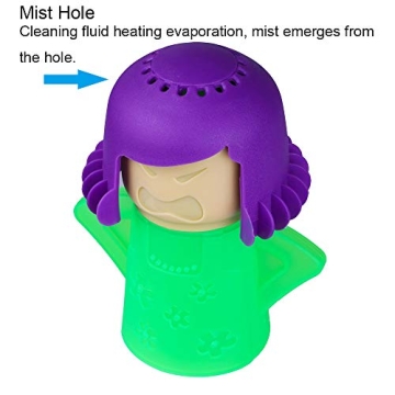 Angry Mama Steam Microwave Cleaner for Effortless Cleaning