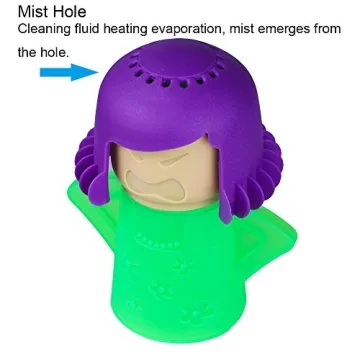 Angry Mama Steam Microwave Cleaner for Effortless Cleaning