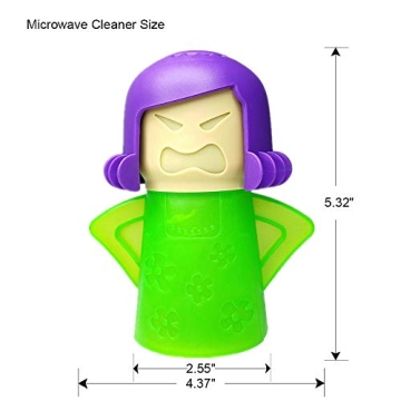 Angry Mama Steam Microwave Cleaner for Effortless Cleaning