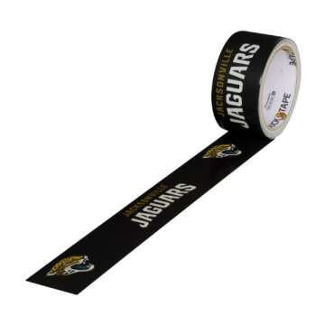Duck Brand 282370 Jacksonville Jaguars NFL Team Logo Duct Tape, 1.88-Inch by 10 Yards, Single Roll