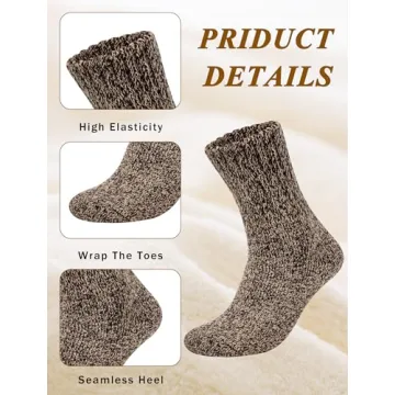 Senker Fashion Cozy Thick Wool Socks for Women