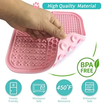 Ulmpp Dog Lick Mat for Anxiety Relief - Set of 2