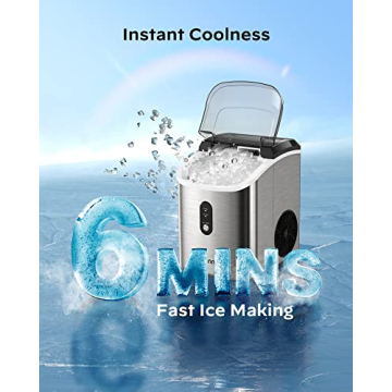 Silonn Nugget Ice Maker - Quick and Portable Ice Solution