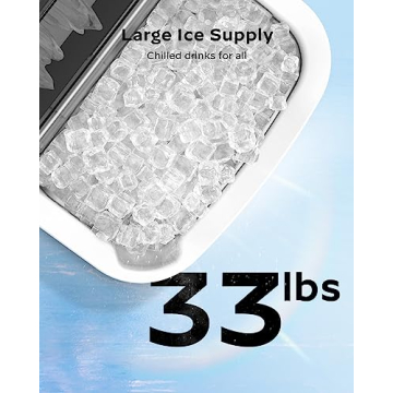 Silonn Nugget Ice Maker - Quick and Portable Ice Solution