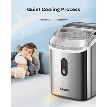 Silonn Nugget Ice Maker - Quick and Portable Ice Solution