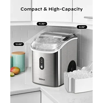 Silonn Nugget Ice Maker - Quick and Portable Ice Solution