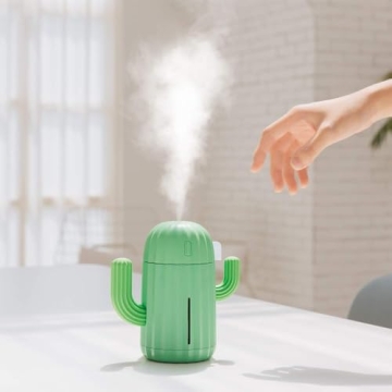 YINGJEE Mini Humidifier with Night Light for Any Space