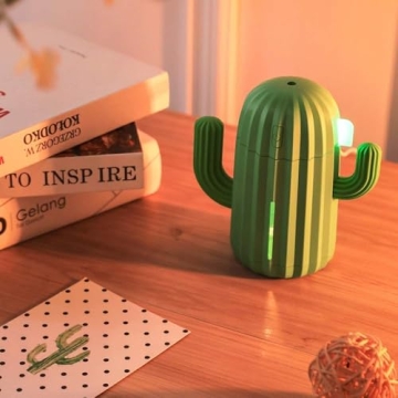 YINGJEE Mini Humidifier with Night Light for Any Space