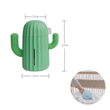 YINGJEE Mini Humidifier with Night Light for Any Space