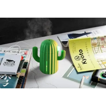 YINGJEE Mini Humidifier with Night Light for Any Space