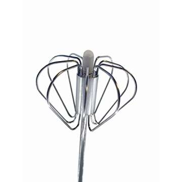 Balevi Stainless Steel Push Whisk for Easy Cooking Magic