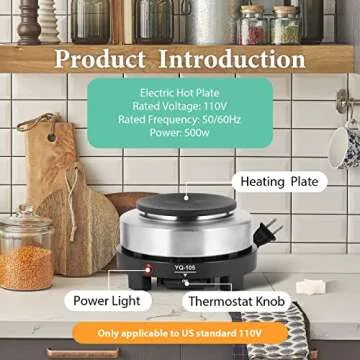 SAEUYVB Candle Making Kit,Candle Making Kit for Adults,Candle Making Kit with Hot Plate,Candle Making Supplies - DIY Starter Soy Candle Making Kit - Perfect as Home Decorations(6 lbs Soy Candle)