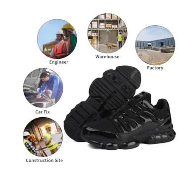 Lightweight Steel Toe Work Shoes for Men & Women