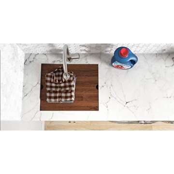 Ruvati 23" x 19" x 13" Deep Laundry Utility Sink, Workstation Laundry Sink- Undermount Laundry Utility Sink - 16 Gauge stainless steel Laundry Sink - RVU6320