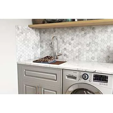 Ruvati 23" x 19" x 13" Deep Laundry Utility Sink, Workstation Laundry Sink- Undermount Laundry Utility Sink - 16 Gauge stainless steel Laundry Sink - RVU6320