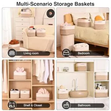 ICERZCZ Stylish Storage Baskets for Organized Living