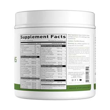 Kaged Organic Greens Superfood Powder | Outlive100 Berry | Supergreens | Apple Cider Vinegar | Ashwagandha | 30 Servings