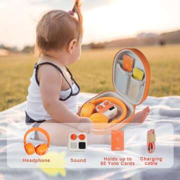 Durable SARLAR Hard Case for Yoto Mini & Accessories