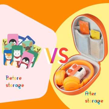 Durable SARLAR Hard Case for Yoto Mini & Accessories